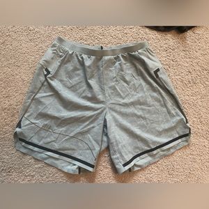 Men’s Lulu Lemon Shorts -Slate Gray - Size Medium - 7” inseam